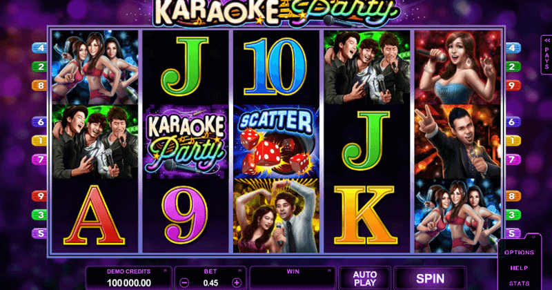 Spela på Karaoke Party Online slot från Microgaming gratis | Casino Sverige